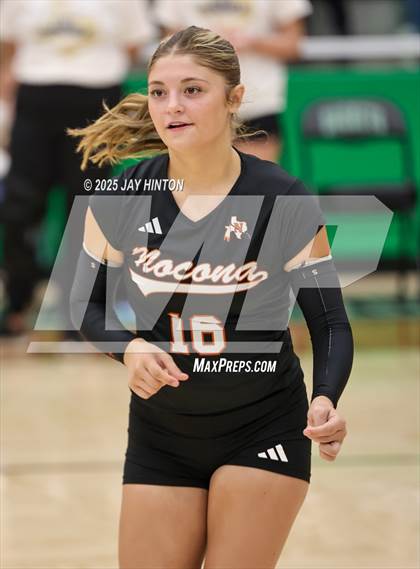 Thumbnail 1 in Nocona vs Whitewright (UIL 2A D1 Volleyball Semifinal) photogallery.