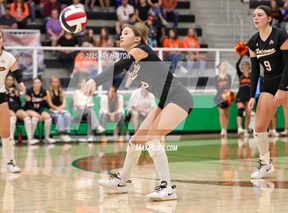 Thumbnail 1 in Nocona vs Whitewright (UIL 2A D1 Volleyball Semifinal) photogallery.