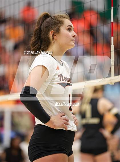 Thumbnail 1 in Nocona vs Whitewright (UIL 2A D1 Volleyball Semifinal) photogallery.