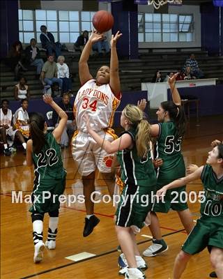 Thumbnail 2 in Dominguez vs. Brethren Christian (St. Anthony Tourney) photogallery.
