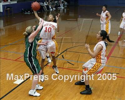 Thumbnail 3 in Dominguez vs. Brethren Christian (St. Anthony Tourney) photogallery.
