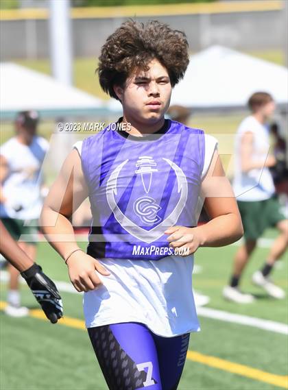 Thumbnail 3 in Cesar Chavez vs. Show Low (Mingus 7 on 7 Tournament) photogallery.