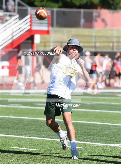 Thumbnail 3 in Cesar Chavez vs. Show Low (Mingus 7 on 7 Tournament) photogallery.