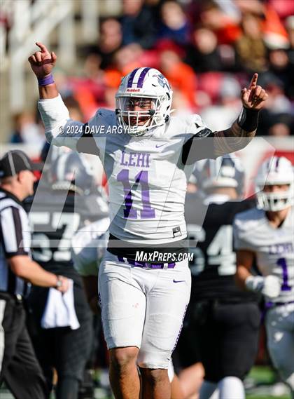 Thumbnail 1 in Corner Canyon vs. Lehi (UHSAA 6A Semifinal) photogallery.