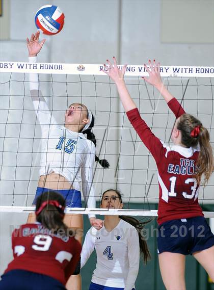 Thumbnail 3 in Tri-City Christian vs. Branson (CIF State D5 Final) photogallery.