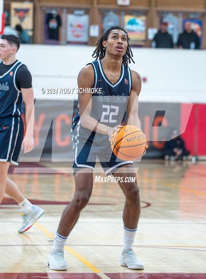 Thumbnail 2 in JSerra Catholic vs. Eastside Catholic (Torrey Pines Holiday Classic) photogallery.