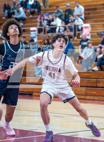 Thumbnail 3 in JSerra Catholic vs. Eastside Catholic (Torrey Pines Holiday Classic) photogallery.