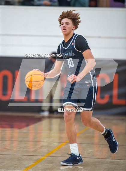 Thumbnail 1 in JSerra Catholic vs. Eastside Catholic (Torrey Pines Holiday Classic) photogallery.