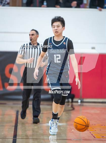 Thumbnail 2 in JSerra Catholic vs. Eastside Catholic (Torrey Pines Holiday Classic) photogallery.