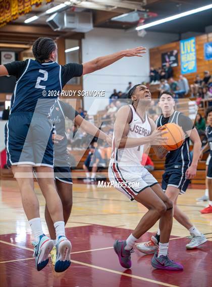 Thumbnail 2 in JSerra Catholic vs. Eastside Catholic (Torrey Pines Holiday Classic) photogallery.