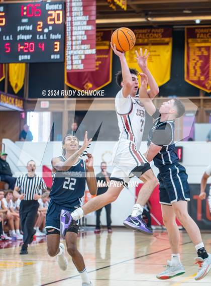 Thumbnail 1 in JSerra Catholic vs. Eastside Catholic (Torrey Pines Holiday Classic) photogallery.