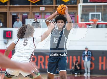 Thumbnail 2 in JSerra Catholic vs. Eastside Catholic (Torrey Pines Holiday Classic) photogallery.
