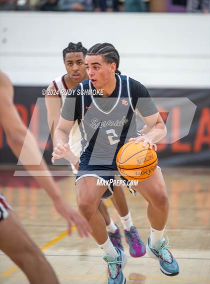 Thumbnail 1 in JSerra Catholic vs. Eastside Catholic (Torrey Pines Holiday Classic) photogallery.