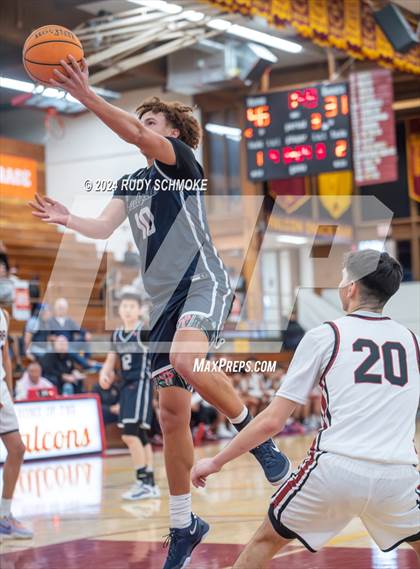 Thumbnail 1 in JSerra Catholic vs. Eastside Catholic (Torrey Pines Holiday Classic) photogallery.