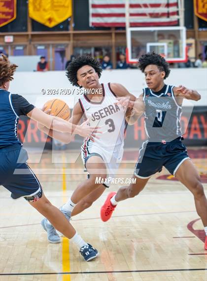 Thumbnail 1 in JSerra Catholic vs. Eastside Catholic (Torrey Pines Holiday Classic) photogallery.