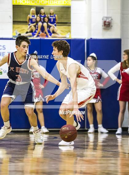 Thumbnail 1 in St. Henry vs Holy Cross (All A Classic) photogallery.