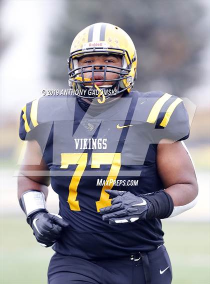 Thumbnail 2 in Simeon vs St. Laurence (Chicago Prep Bowl) photogallery.