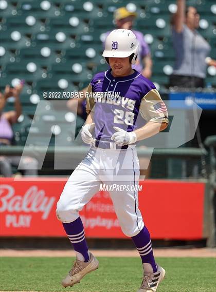 Thumbnail 3 in D'Hanis vs. Abbott (UIL 1A Baseball Semifinal) photogallery.