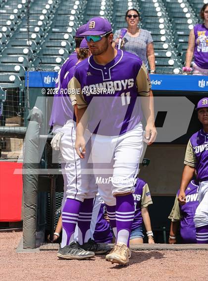 Thumbnail 2 in D'Hanis vs. Abbott (UIL 1A Baseball Semifinal) photogallery.