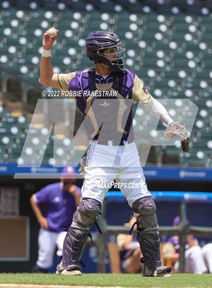Thumbnail 2 in D'Hanis vs. Abbott (UIL 1A Baseball Semifinal) photogallery.