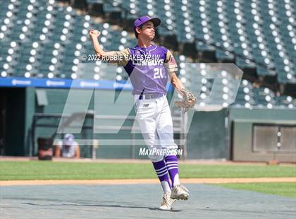 Thumbnail 2 in D'Hanis vs. Abbott (UIL 1A Baseball Semifinal) photogallery.
