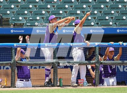 Thumbnail 3 in D'Hanis vs. Abbott (UIL 1A Baseball Semifinal) photogallery.