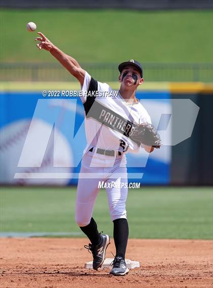 Thumbnail 2 in D'Hanis vs. Abbott (UIL 1A Baseball Semifinal) photogallery.