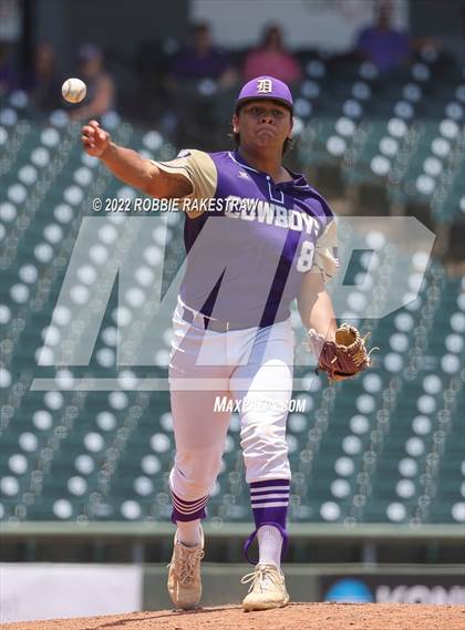 Thumbnail 2 in D'Hanis vs. Abbott (UIL 1A Baseball Semifinal) photogallery.