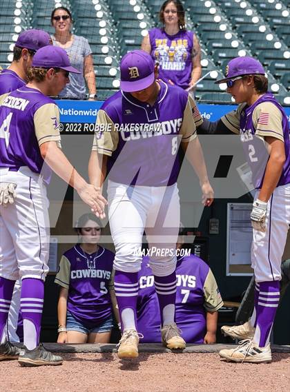 Thumbnail 3 in D'Hanis vs. Abbott (UIL 1A Baseball Semifinal) photogallery.