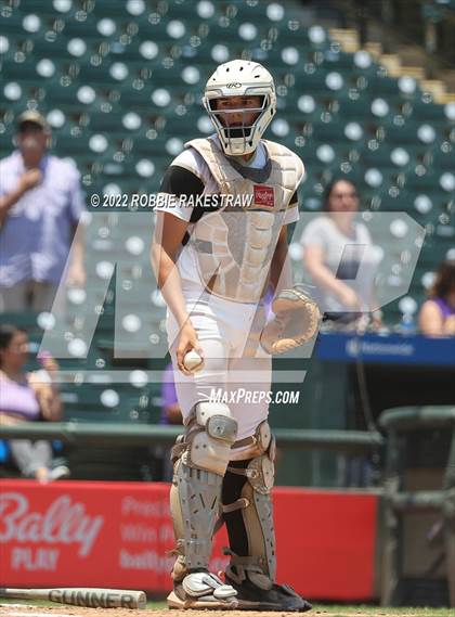 Thumbnail 3 in D'Hanis vs. Abbott (UIL 1A Baseball Semifinal) photogallery.