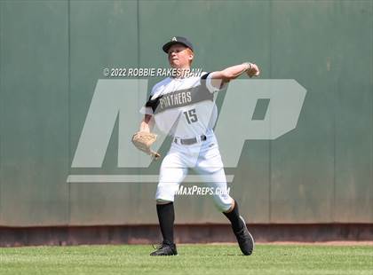 Thumbnail 3 in D'Hanis vs. Abbott (UIL 1A Baseball Semifinal) photogallery.