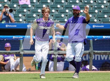 Thumbnail 2 in D'Hanis vs. Abbott (UIL 1A Baseball Semifinal) photogallery.