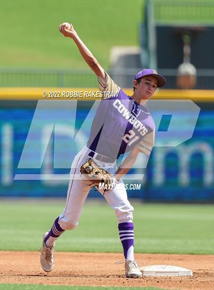 Thumbnail 2 in D'Hanis vs. Abbott (UIL 1A Baseball Semifinal) photogallery.