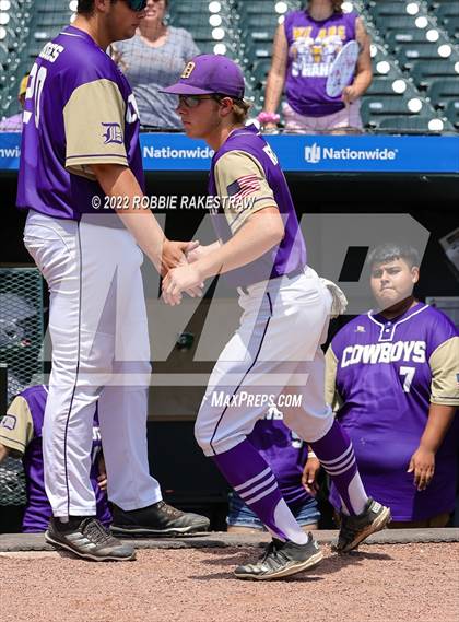 Thumbnail 2 in D'Hanis vs. Abbott (UIL 1A Baseball Semifinal) photogallery.