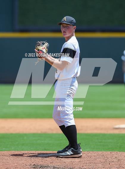 Thumbnail 3 in D'Hanis vs. Abbott (UIL 1A Baseball Semifinal) photogallery.