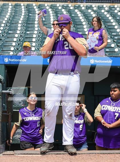 Thumbnail 3 in D'Hanis vs. Abbott (UIL 1A Baseball Semifinal) photogallery.