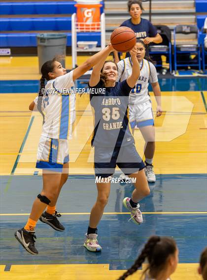 Thumbnail 2 in Arroyo Grande @ Newark Memorial (Cougars Tip-Off Basketball Tournament) photogallery.