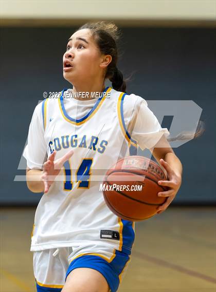 Thumbnail 1 in Arroyo Grande @ Newark Memorial (Cougars Tip-Off Basketball Tournament) photogallery.