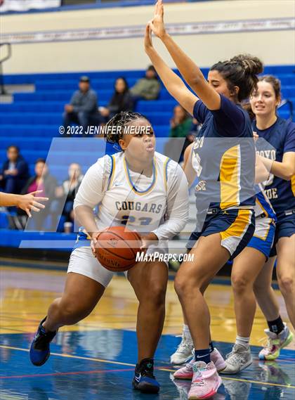 Thumbnail 2 in Arroyo Grande @ Newark Memorial (Cougars Tip-Off Basketball Tournament) photogallery.