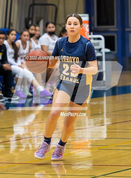 Thumbnail 1 in Arroyo Grande @ Newark Memorial (Cougars Tip-Off Basketball Tournament) photogallery.