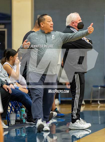 Thumbnail 3 in Arroyo Grande @ Newark Memorial (Cougars Tip-Off Basketball Tournament) photogallery.