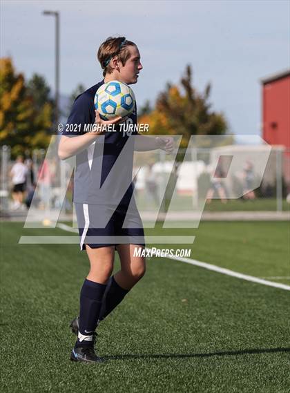 Thumbnail 1 in Coeur d'Alene Charter Academy vs. Orofino photogallery.
