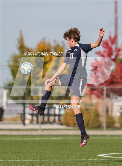 Thumbnail 2 in Coeur d'Alene Charter Academy vs. Orofino photogallery.