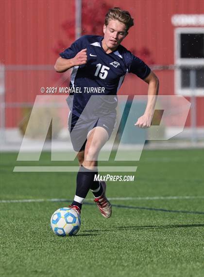 Thumbnail 1 in Coeur d'Alene Charter Academy vs. Orofino photogallery.