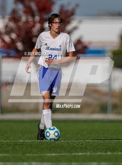 Thumbnail 2 in Coeur d'Alene Charter Academy vs. Orofino photogallery.