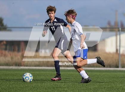 Thumbnail 1 in Coeur d'Alene Charter Academy vs. Orofino photogallery.