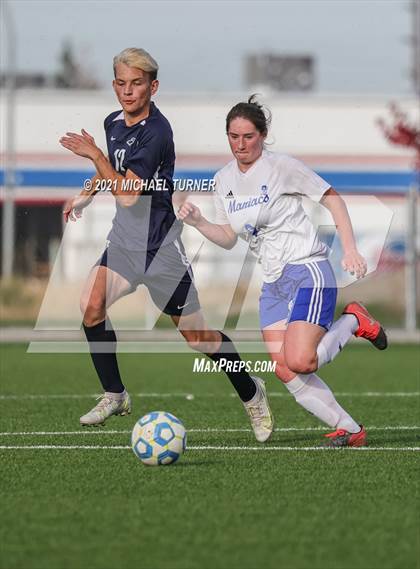 Thumbnail 1 in Coeur d'Alene Charter Academy vs. Orofino photogallery.