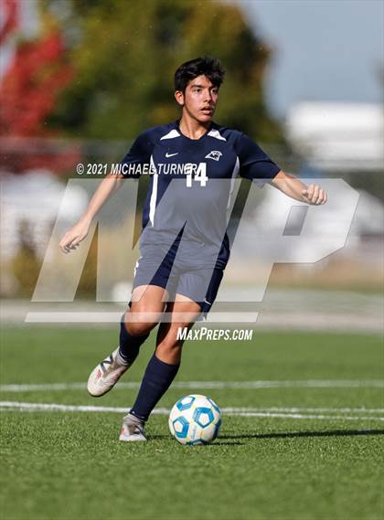 Thumbnail 2 in Coeur d'Alene Charter Academy vs. Orofino photogallery.