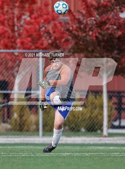 Thumbnail 1 in Coeur d'Alene Charter Academy vs. Orofino photogallery.