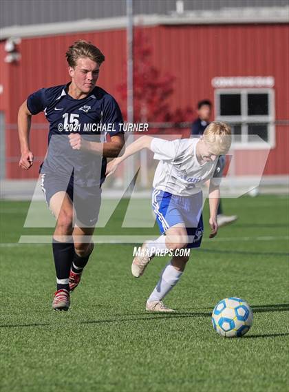 Thumbnail 2 in Coeur d'Alene Charter Academy vs. Orofino photogallery.